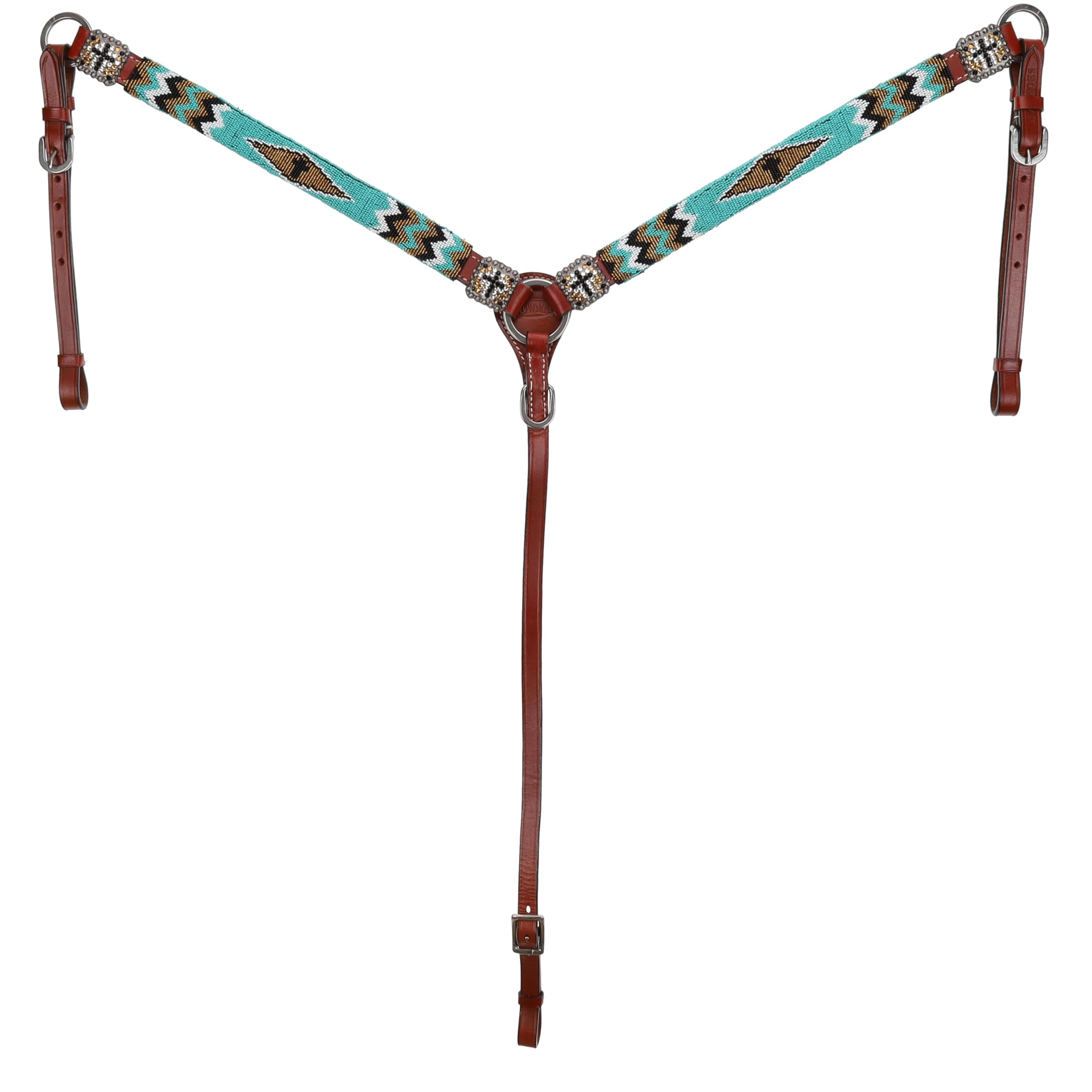 Remorqueur Collier De Poitrine En Cuir Moyen Showman