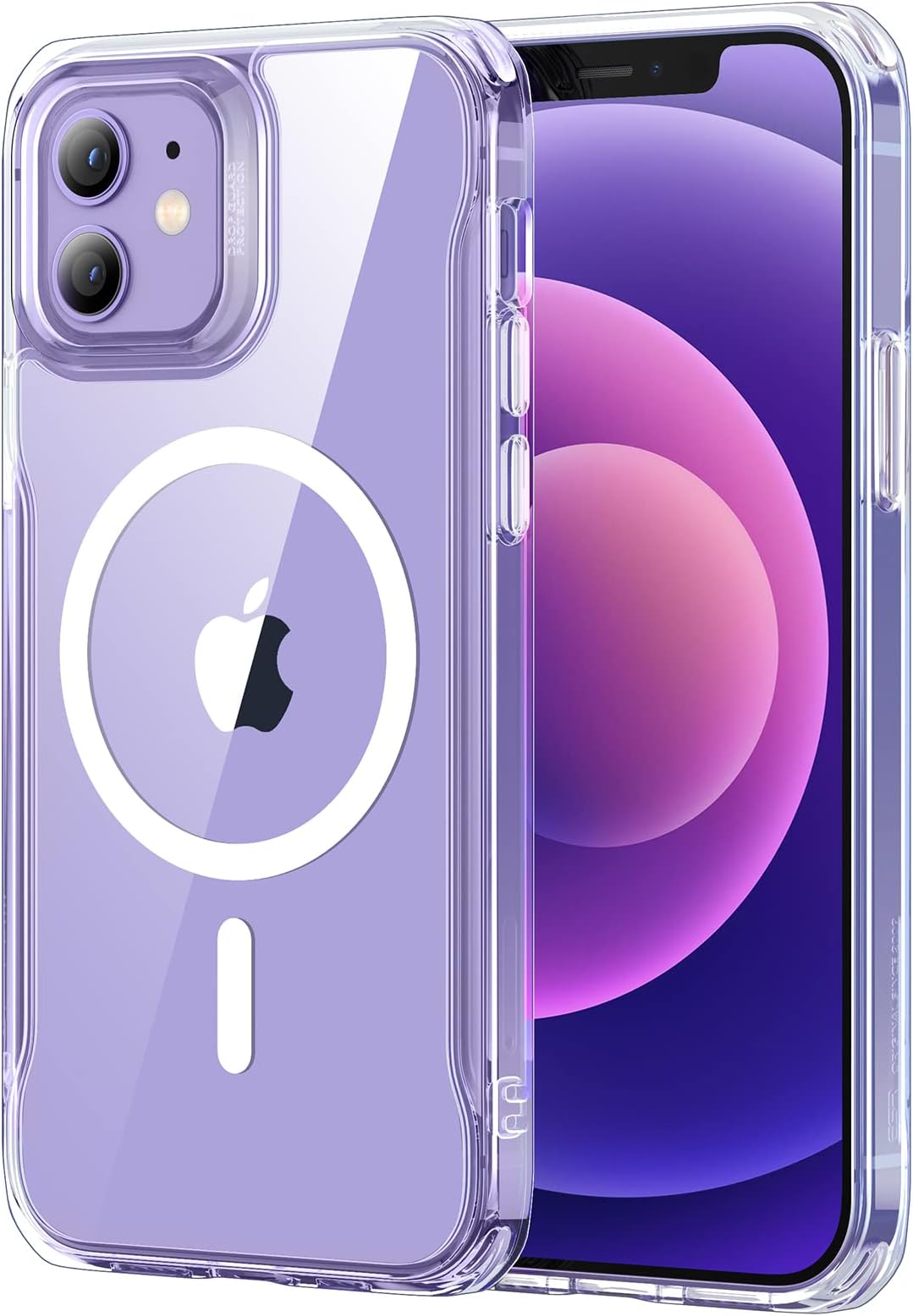 【Military Grade MIL Standard & Magsafe Compatible】ESR iPhone 12 Case/ 12 Pro Case Scratch-Resistant Back Wireless Charging with Strap Hole iPhone 12 Case/ iPhone 12 Pro Case iPhone 12 Case iPhone 12