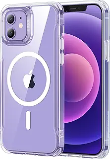 【米軍MIL規格・Magsafe対応】ESR iPhone12 ケース いPhone12 Pro ケース ワイヤレス充電対応 耐黄変 耐衝撃 ストラップホール付き エアガードコーナー iPhone12用 iphone12 Pro用 傷に強い背面 傷防止 指紋防止 滑り止め 磁気スマホケース Classicシリーズ クリア