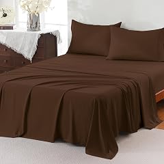 Full Sheet Set 4 Pieces Hotel Luxury Breathable Soft Microfiber Bedsheets Anti Pilling Deep Pockets Easy Care Bed