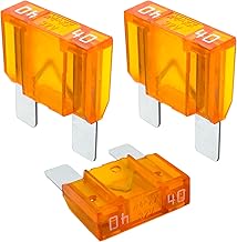 40A Car Maxi Fuses | Pack of 3 | 29 mm Plug Fuses for Power Theft & Fuse Holder 12 V 24 V 32 V Blade Fuses for Car, Boat, Motorcycle & Motorhome | iMaXX maxiOTO F9040 Orange