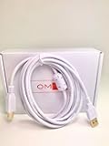 OMNIHIL White 8FT High Speed USB 2.0 Cable Compatible with Neural DSP Quad Cortex Quad-Core Digital Effects