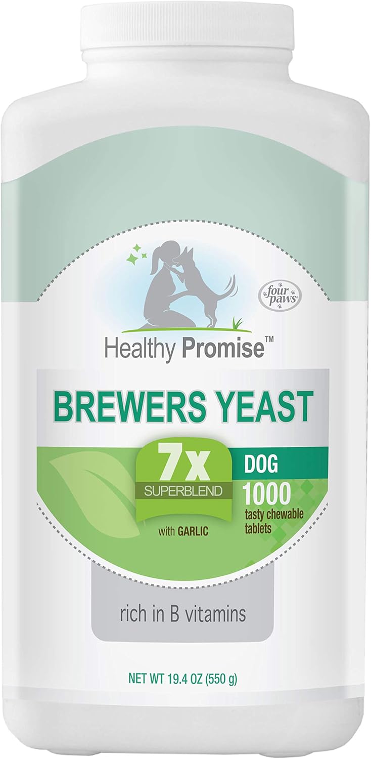 Four Paws Healthy Promise Brewers Yeast for Dogs Immunity 1000 Count