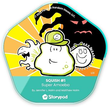 Storypod | Squish #1 Super Amoeba | Token for The Storypod Audio Learning System | SEL Audio Learning & Interactive Fun