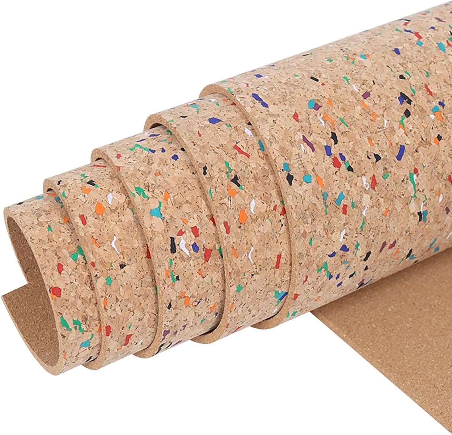 Roll of Cork Board/Bulletin Boards, 4' Width DIY Cork Sheets for Wall Decor Display, Large Push Pin Pictures Board for Office/School/Kids Room(2pack,4'x2.7' (1.2x0.8m))