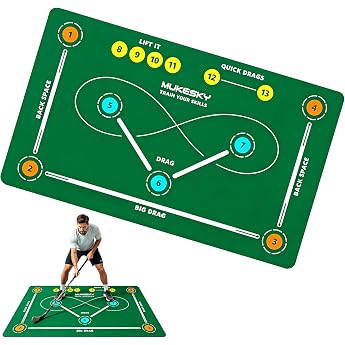 Field Hockey Training Mat for Home Hockey Technique Training Accessories