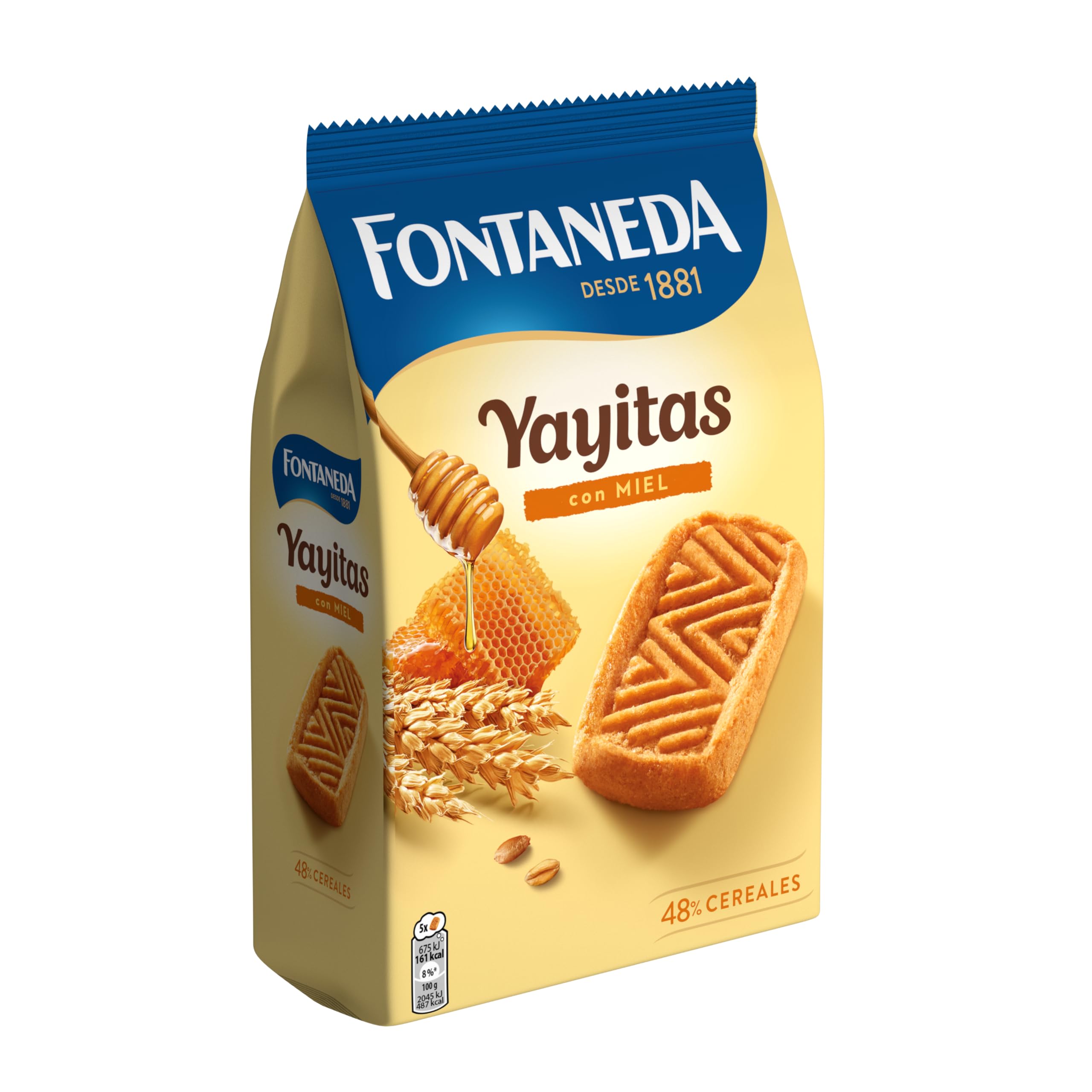 Fontaneda Yayitas Galletas con Miel, Deliciosas y Crujientes, deliciosas para Desayuno, 250 g