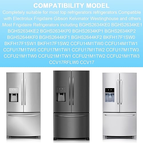 Miniatura 6 de Paquete de 2 tornillos para manija de puerta de refrigerador 218755504 para refrigerador Electrolux, repuesto de tornillo para manija de