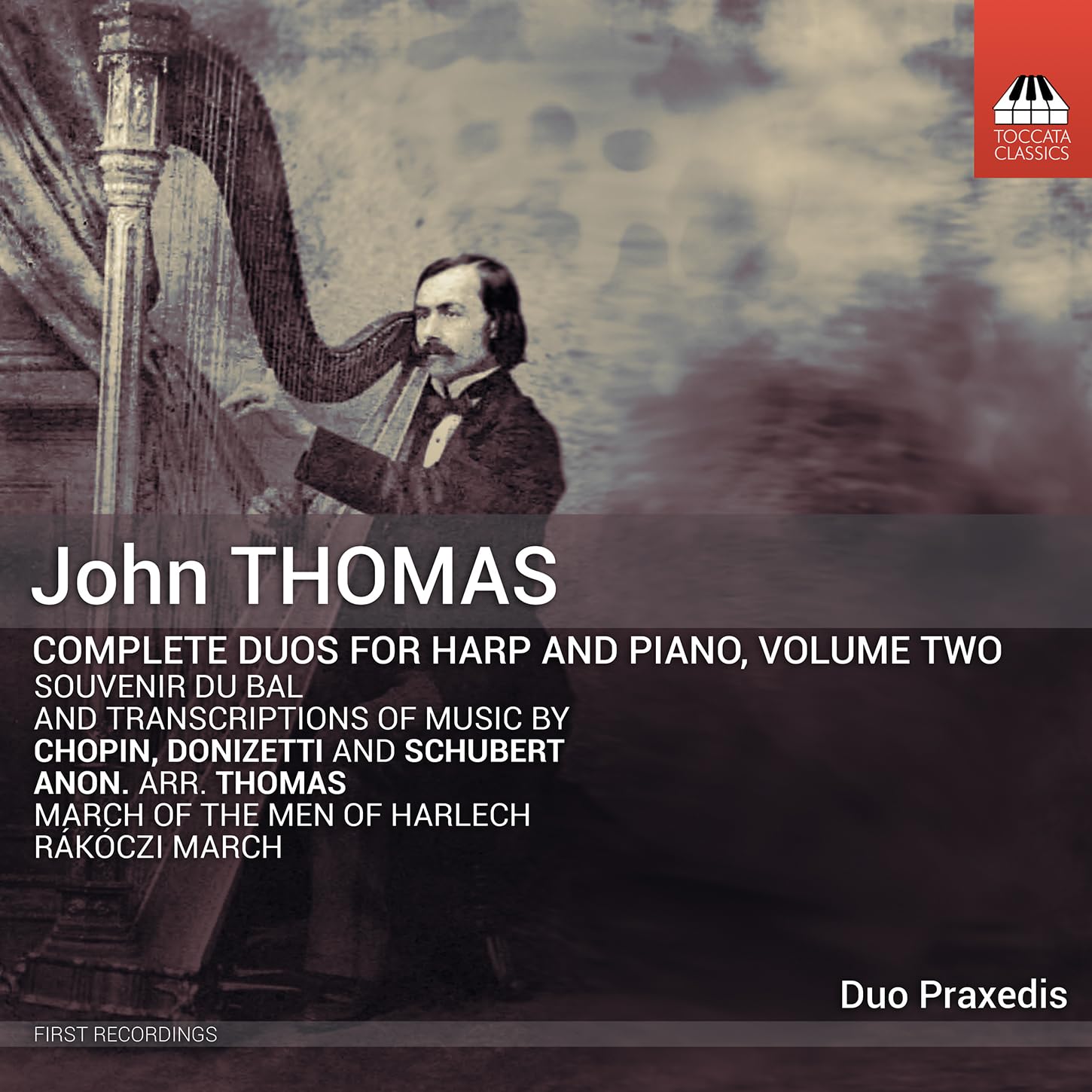 John Thomas: Complete Duos for Harp and Piano, Vol. 2