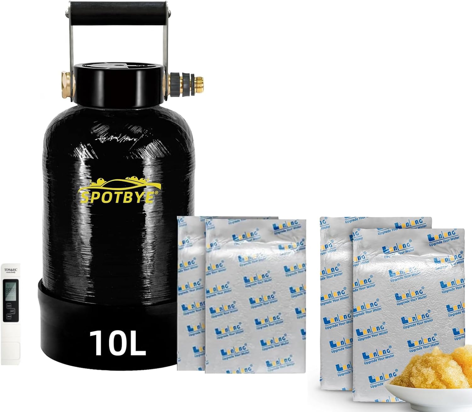 Filterelated 10L DI Car Wash System + Two 5L Resin Refills | Spot-Free Rinse Kit