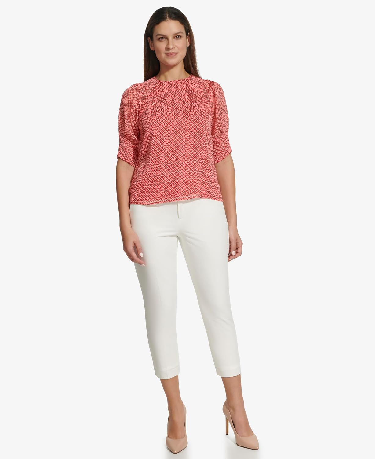 Tommy Hilfiger Adaptive Women's Tommy Hilfiger Women's 3/4 Sleeve Knit Top