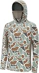 Bassdash UPF 50+ Men’s Fishing Hoodie Shirts with Mask Camo UV Long Sleeve Moisture Wicking FS53M