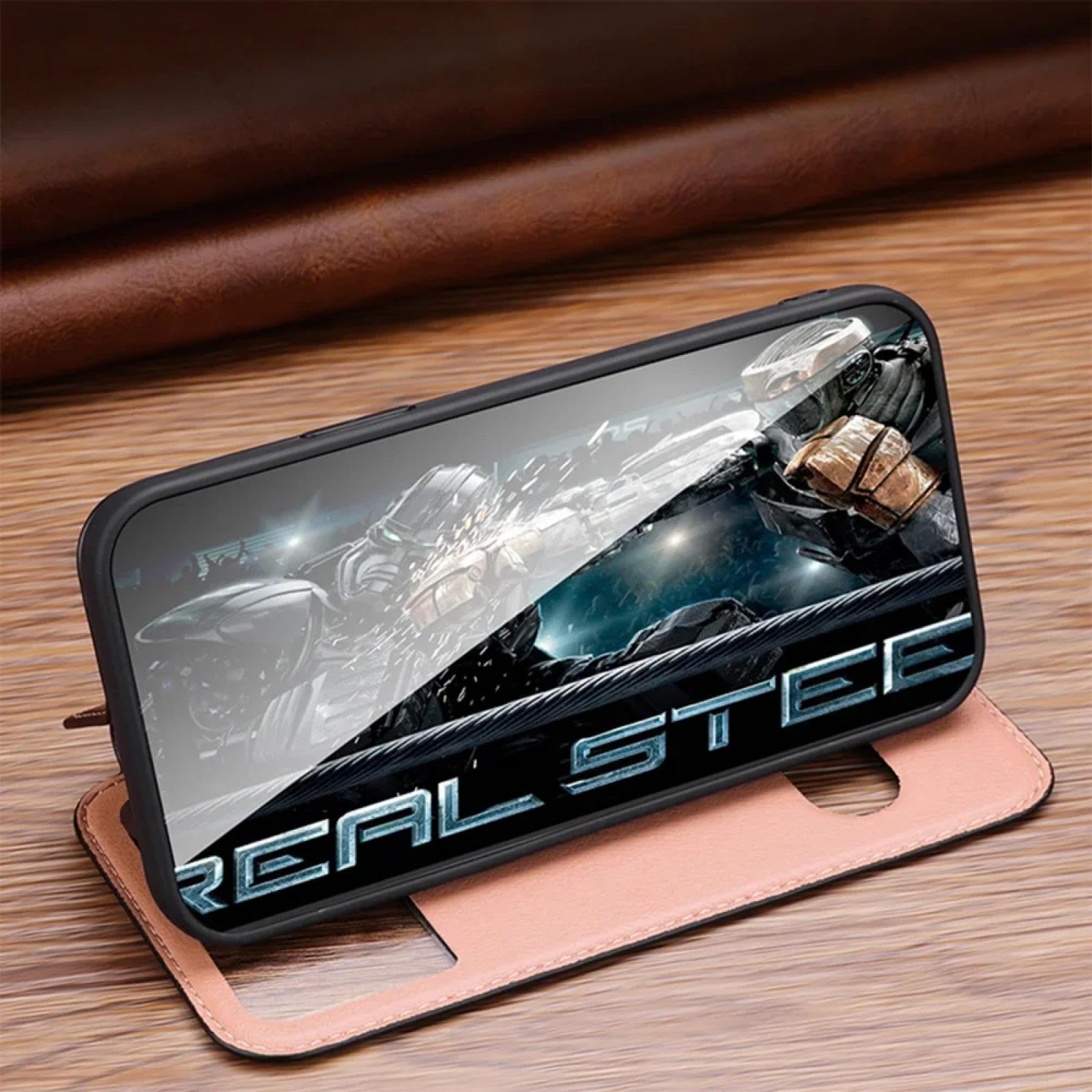 Amazon.com: RNOZX for iPhone 13 Pro Max Leather Clear View