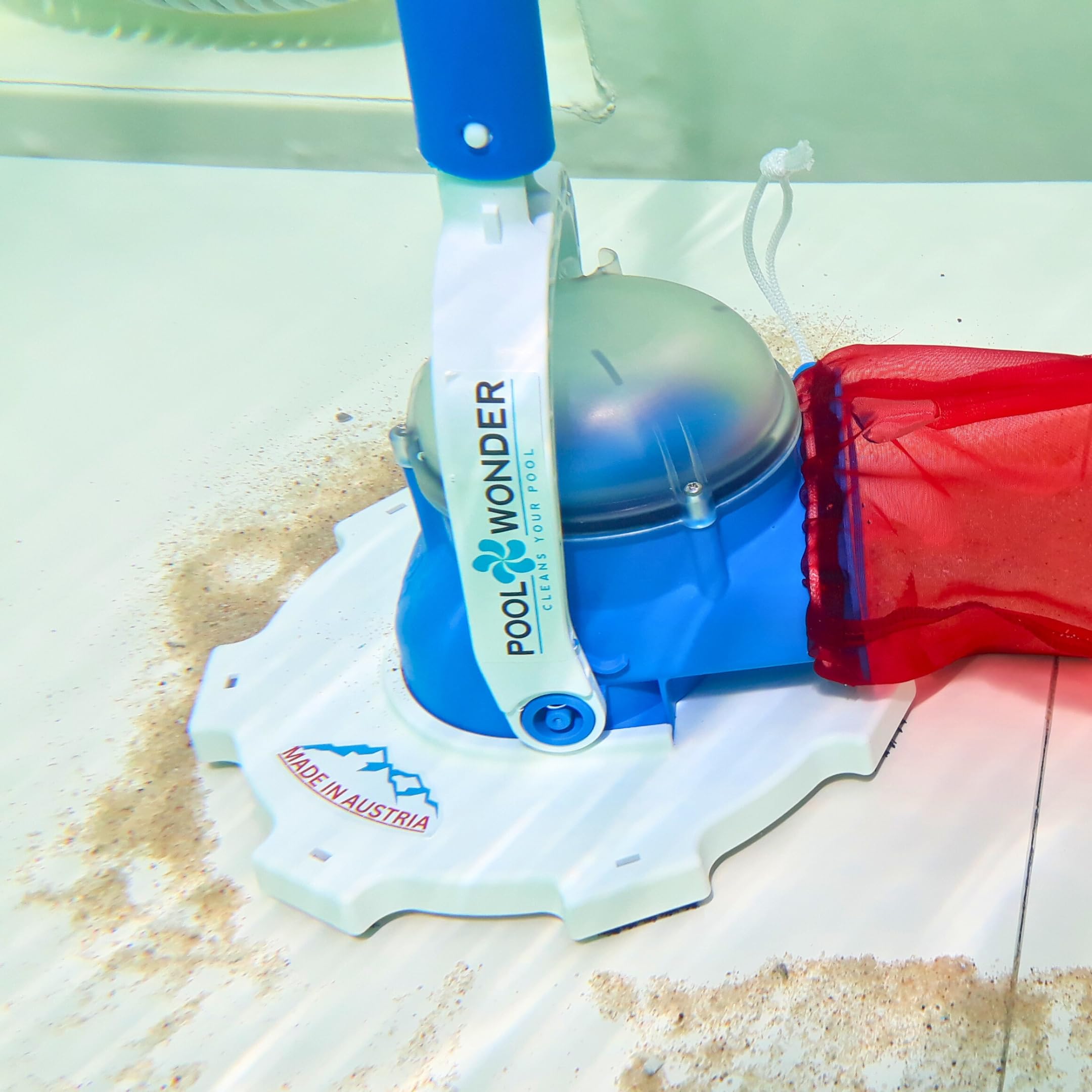 Poolwonder Marvelix - Aspirapolvere a batteria per piscina, prodotto in Austria