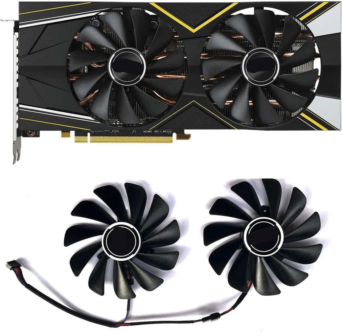 CF1010U12S 4PIN GPU Graphics Card Cooling Fan