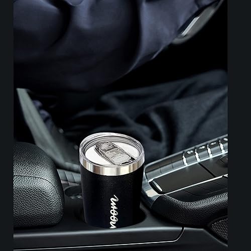 Miniatura 5 de LADY&HOME Juego de 7 vasos de novio y padrinos de boda con tapa y pajilla, vaso de acero inoxidable 20Z con aislamiento al vacío para propuesta de