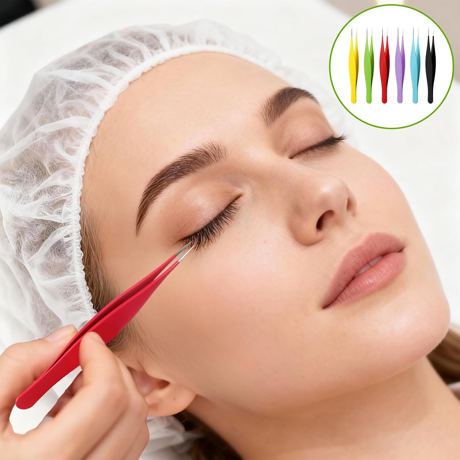 6 Pcs Needle Nose Tweezers Pointy Tweezers Pointed Tweezer Super Sharp Pointed Tweezer Precision Fine Point Tip Stainless Steel Ingrown Hair For Nose Face Hair Eyebrow Blackhead Remover Women