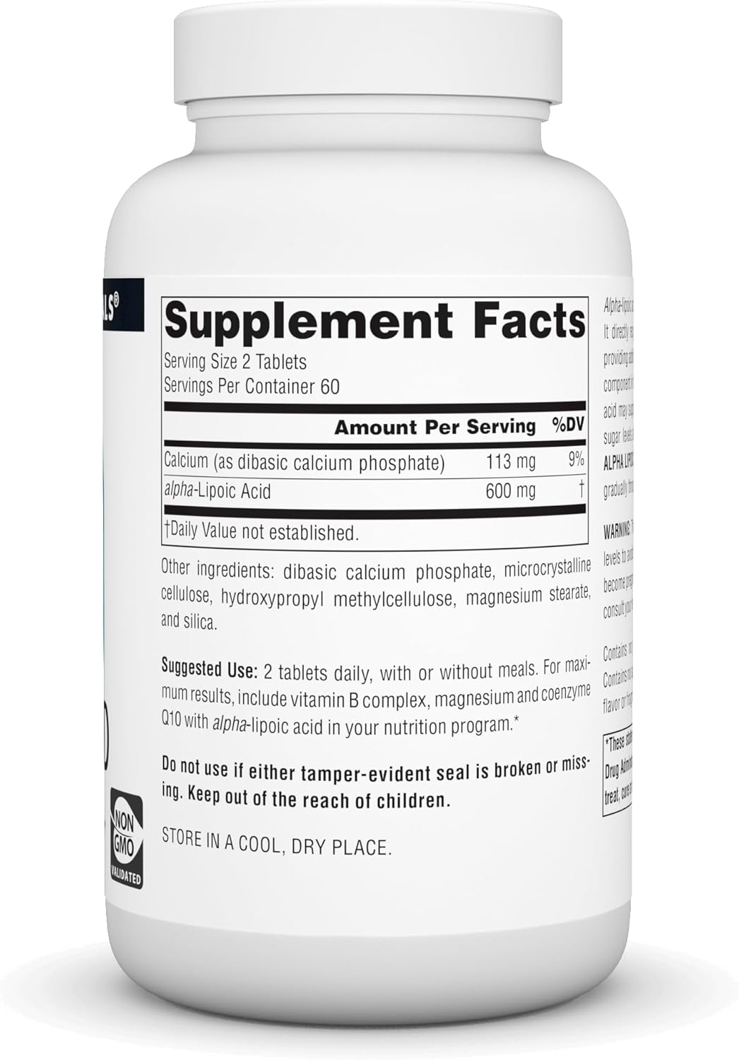 Source Naturals Alpha Lipoic Acid, Time Released Antioxidant Protection* - 120 Time Release Tablets - Image 2