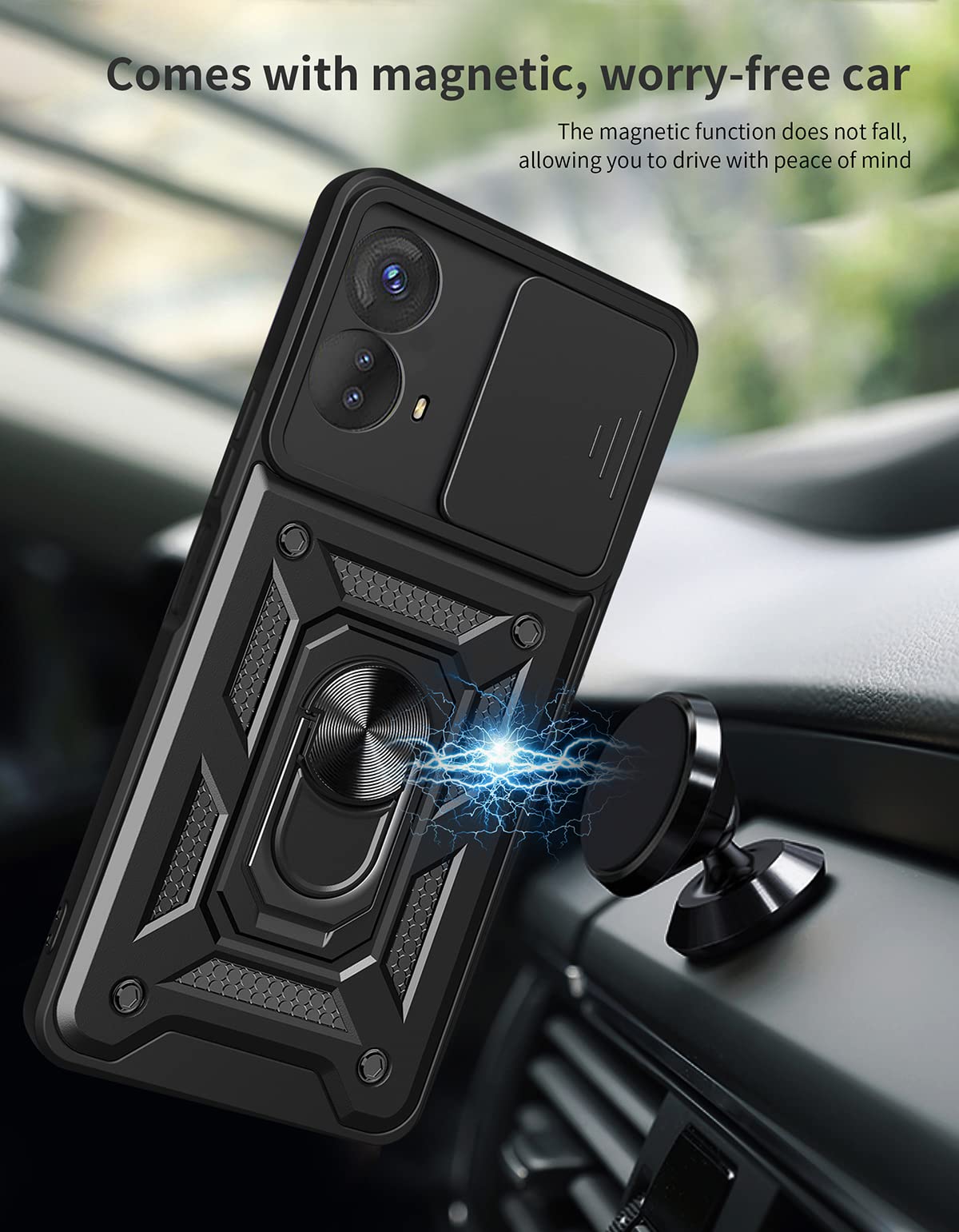 SEIAIYG Cover per Motorola Moto G73 5G, TPU Silicone Protettiva Custodia [ Anti-Scratch] [Shock Absorption] Case per Motorola Moto G73 5G Smartphone ( Blu