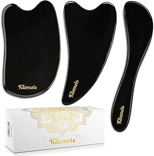 Gua Sha Scraping Massage Tool, Lymphatic Drainage Massager - Ultra Smooth Edge for Physical Therapy Tools - Reduce Muscle ...