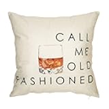 Funny Quote Saying Call Me Old Fashioned Throw Pillow Cover Red Christmas Sign Winter Holiday Decor Cushion Case Decorative for Sofa Couch 16