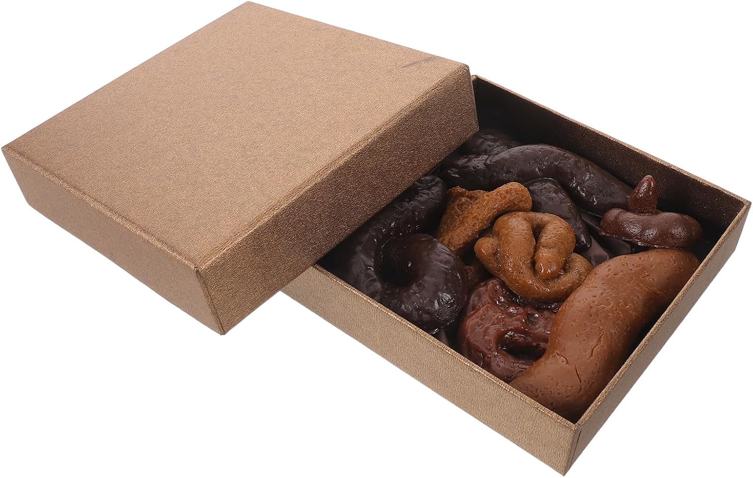7pcs Realistic Fake Poop, Soft Rubber Prank Kit for Halloween April Fools
