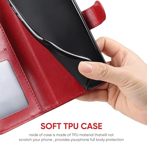 Miniatura 5 de Funda para iPhone XR con protector de pantalla de vidrio templado, funda de cuero con diseño de flor para tarjeta de crédito con soporte para iPhone