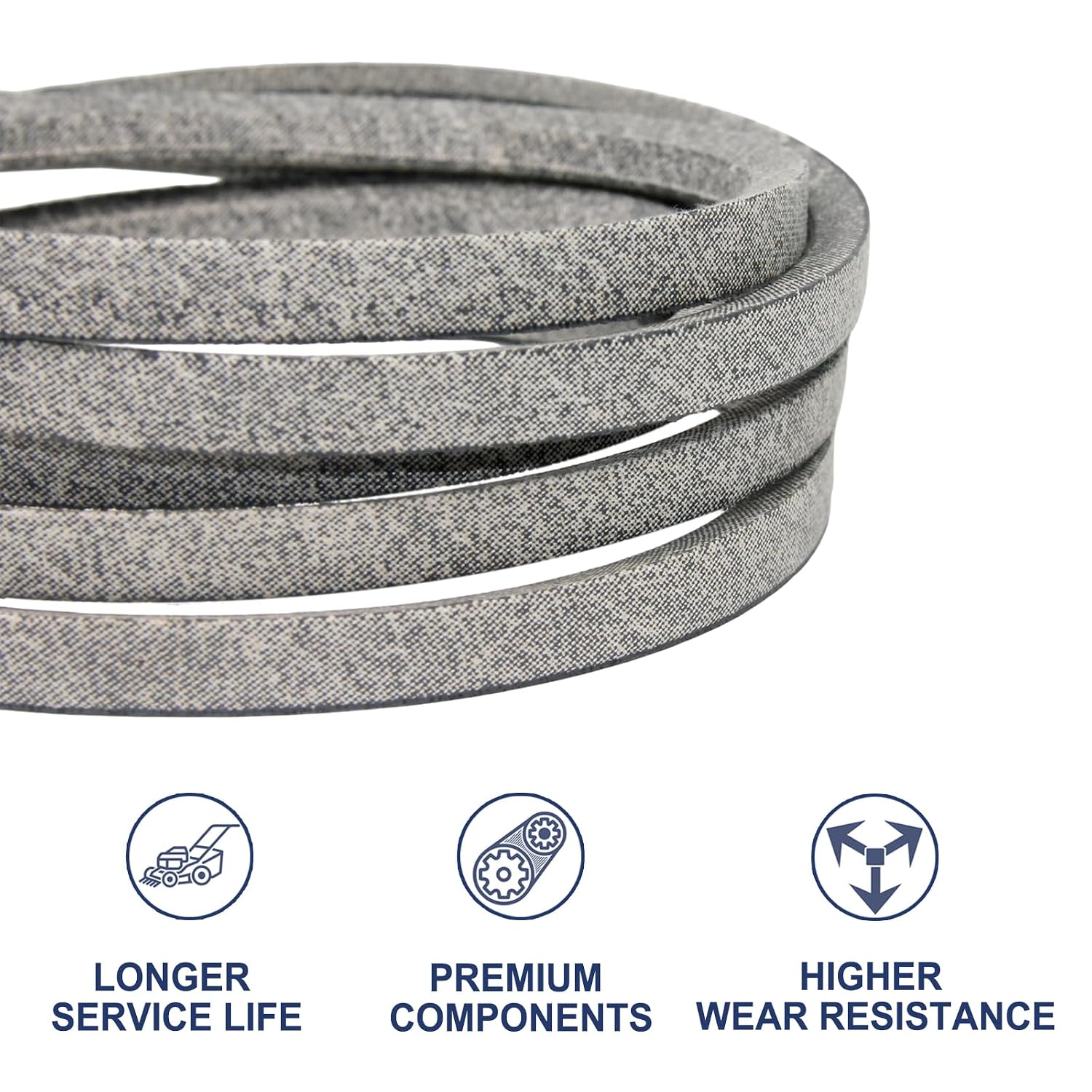 1/2" x 89" Drive Belt Replace GX20006 UC30568 Compatible with John Deere D110 D120 D130 D140 D150 L110 L118 L120 LA115 LA125 E170 48 Inch Lawn Tractor
