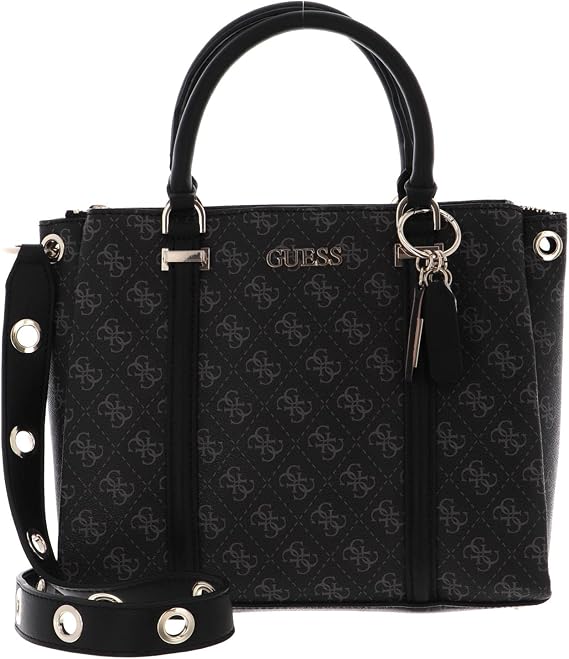 Guess Washington Borsa shopper pelle sintetica bianco/marrone -  HWSG8124230-WML | wardow.com