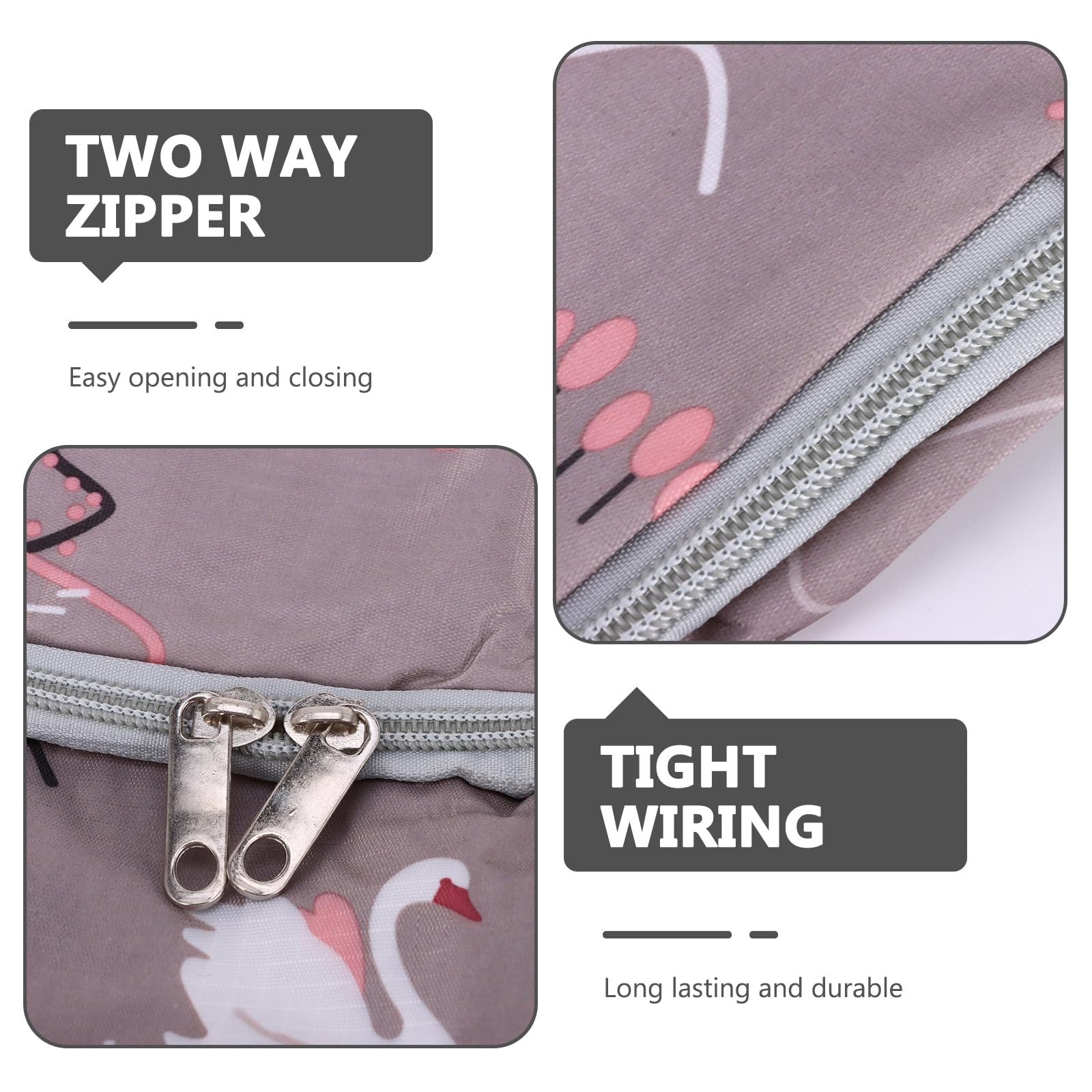 TiooDre Clothes Storage Bag, Duvet Storage Bag 2pack 105l Large Storage Bags with Zips Bedding Storage Bags - Image 4