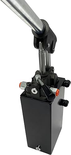 Miniatura 5 de Magister Bomba hidráulica de doble efecto bomba hidráulica manual con 2.7 CID con válvula de cambio para cilindro de doble efecto, bomba manual de