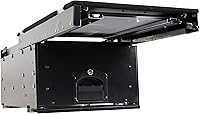 Vista 1 de Overland Vehicle Systems Caja de carga con cajón deslizante y estación de trabajo Tamaño - Capa de polvo negro doble de dos etapas universal
