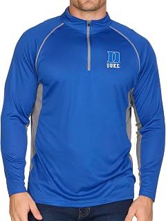 COLOSSEUM NCAA Men's Campus Classic 1/4 Zip Windshirt Long Sleeve Pullover | Officially licensed NCAA Campus Classic 1/4 Zip - 100% polyester, moisture-wicking, reverse nylon zipper