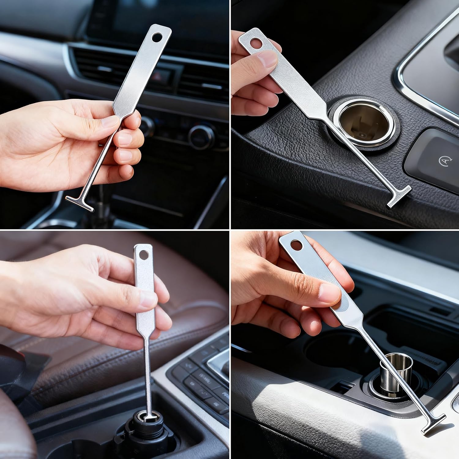 J42059 Universal Lighter Socket Removal Tool, Lighter Socket Removal for Car Cigarette Lighter Socket