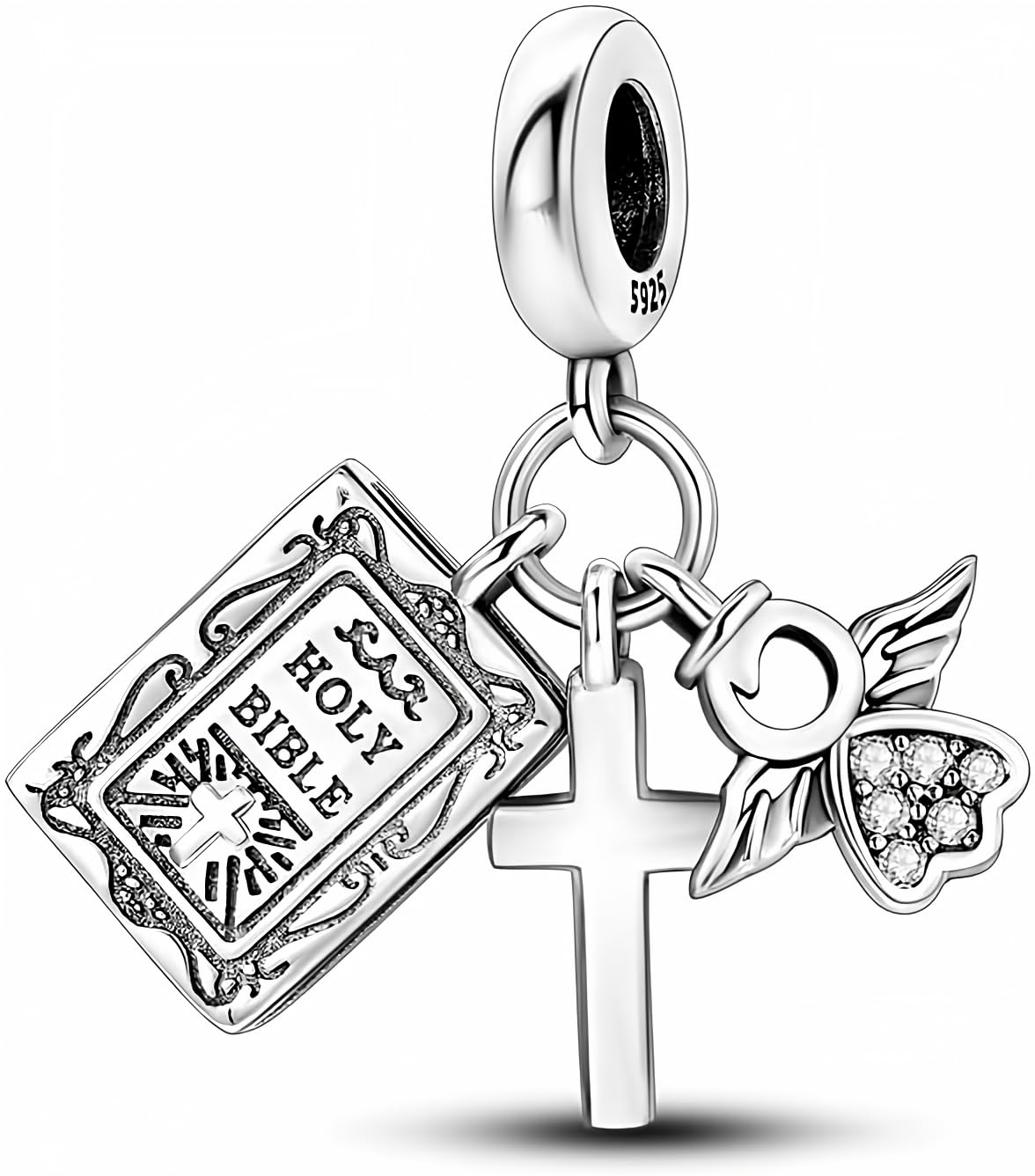 CYCUFF 925 Sterling Silver Charms Suitable for Charm Necklaces, Bracelet Pendants Beads Jewellery Gift for Women Family Friends