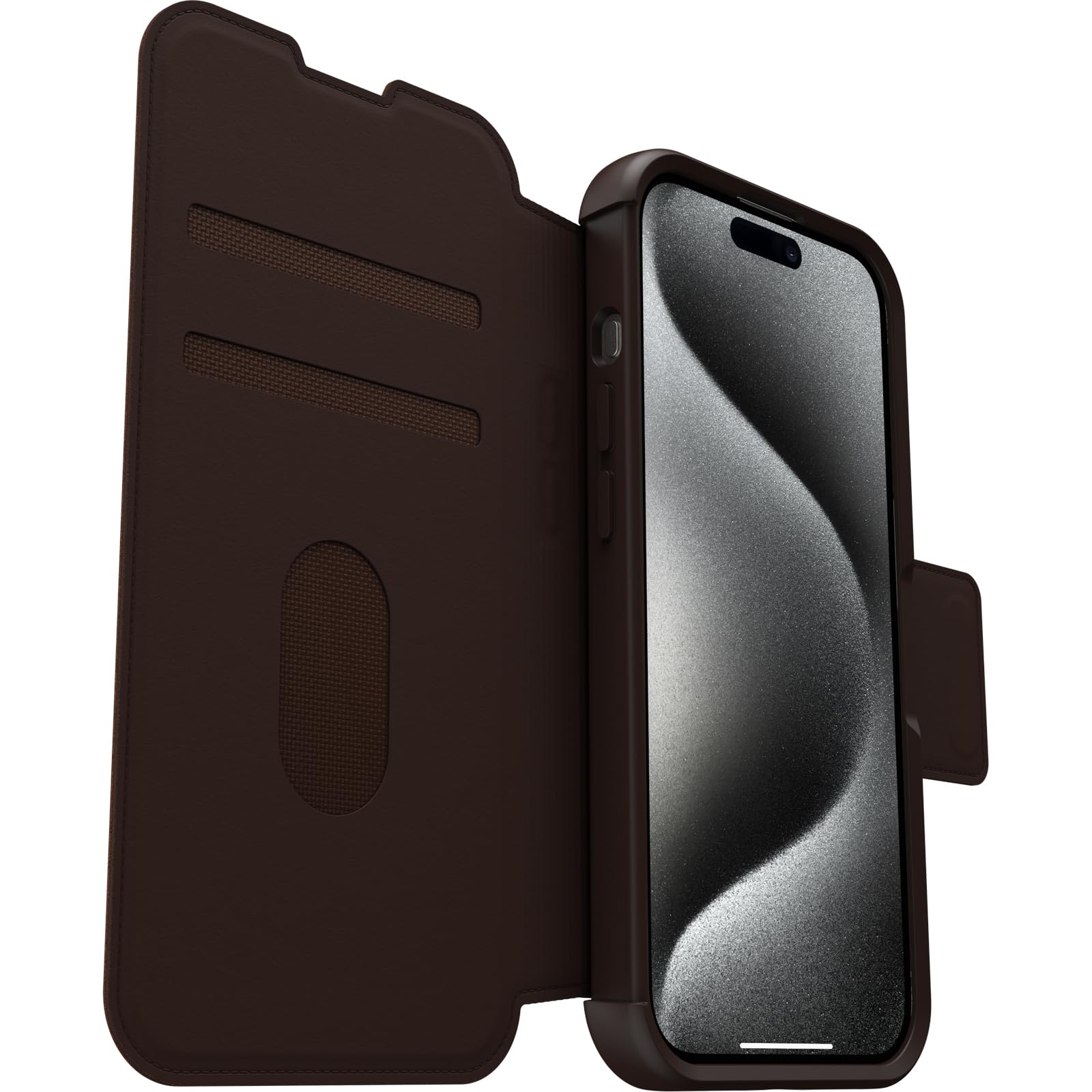 OtterBox iPhone15Pro (オンリー) 本革手帳型H030-01 Amazon.com: OtterBox iPhone 15 Pro (Only) Strada Folio Series Case