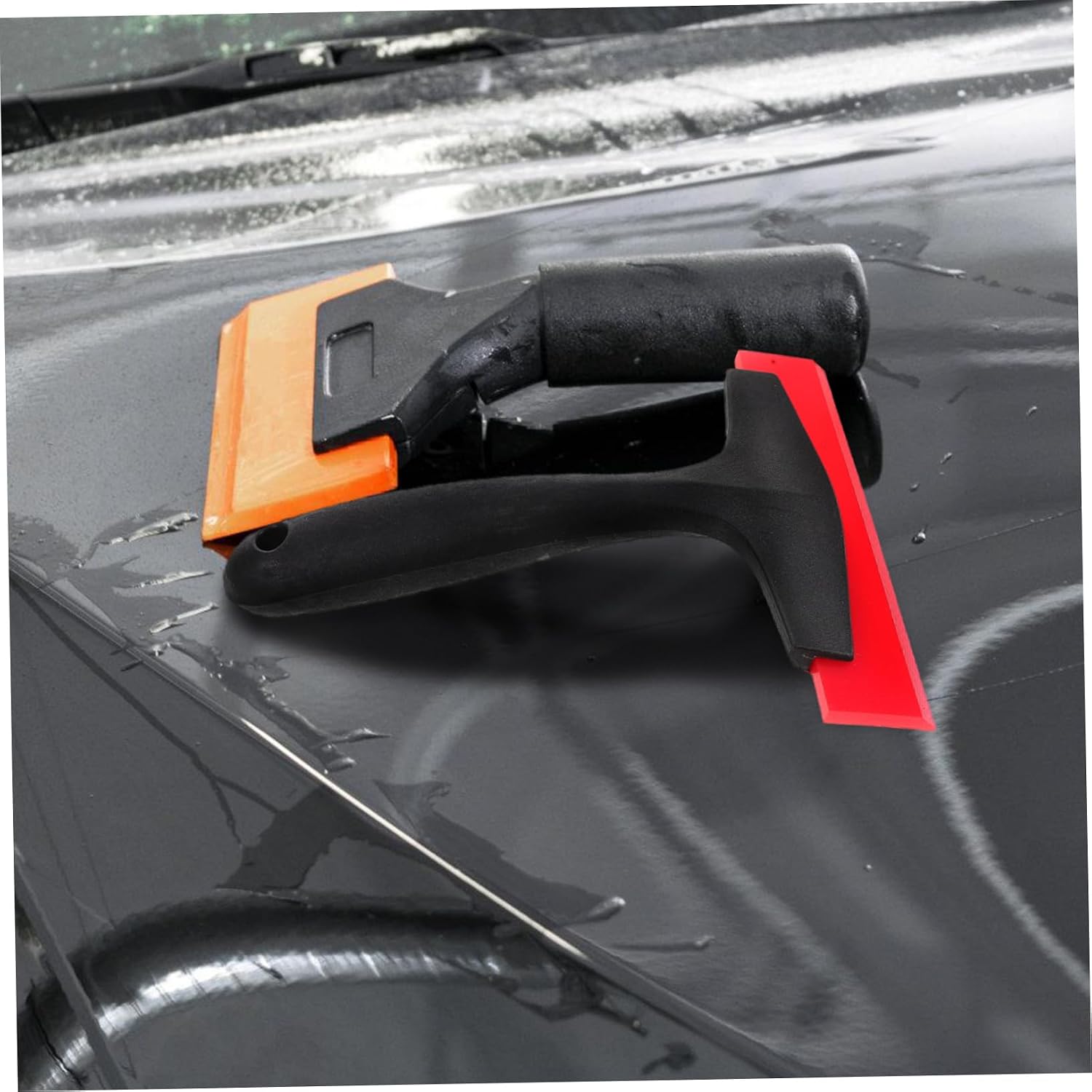 Efficient Glass Cleaning Car Windshield Squeegee Plastic Construction for Tint Removal