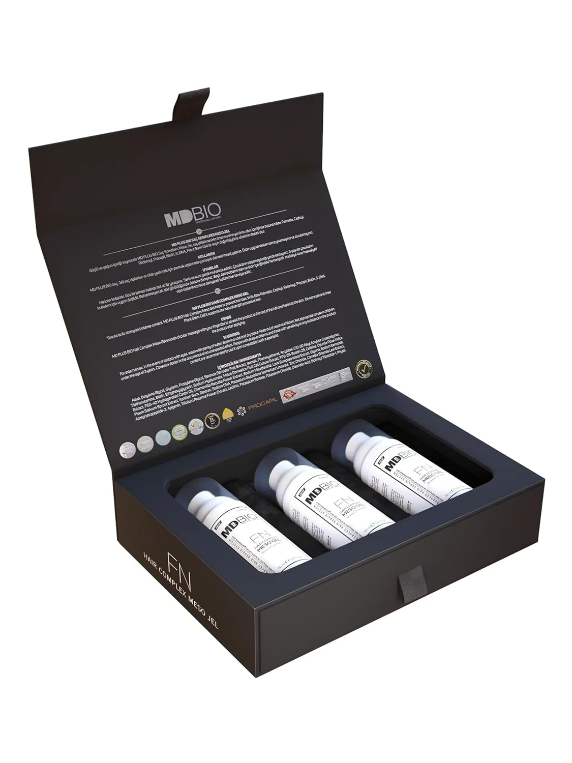 MDPLUS BIO Hair Complex Meso FN Gel – Revitalizes Hair Roots and Supports Hair Growth, Free from SLES, ALS, Parabens, and Harmful Chemicals for Safe Hair Care