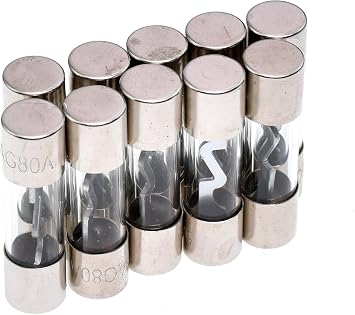 AGU80-10 Nickel 80 Amp AGU Fuse 10 Pack