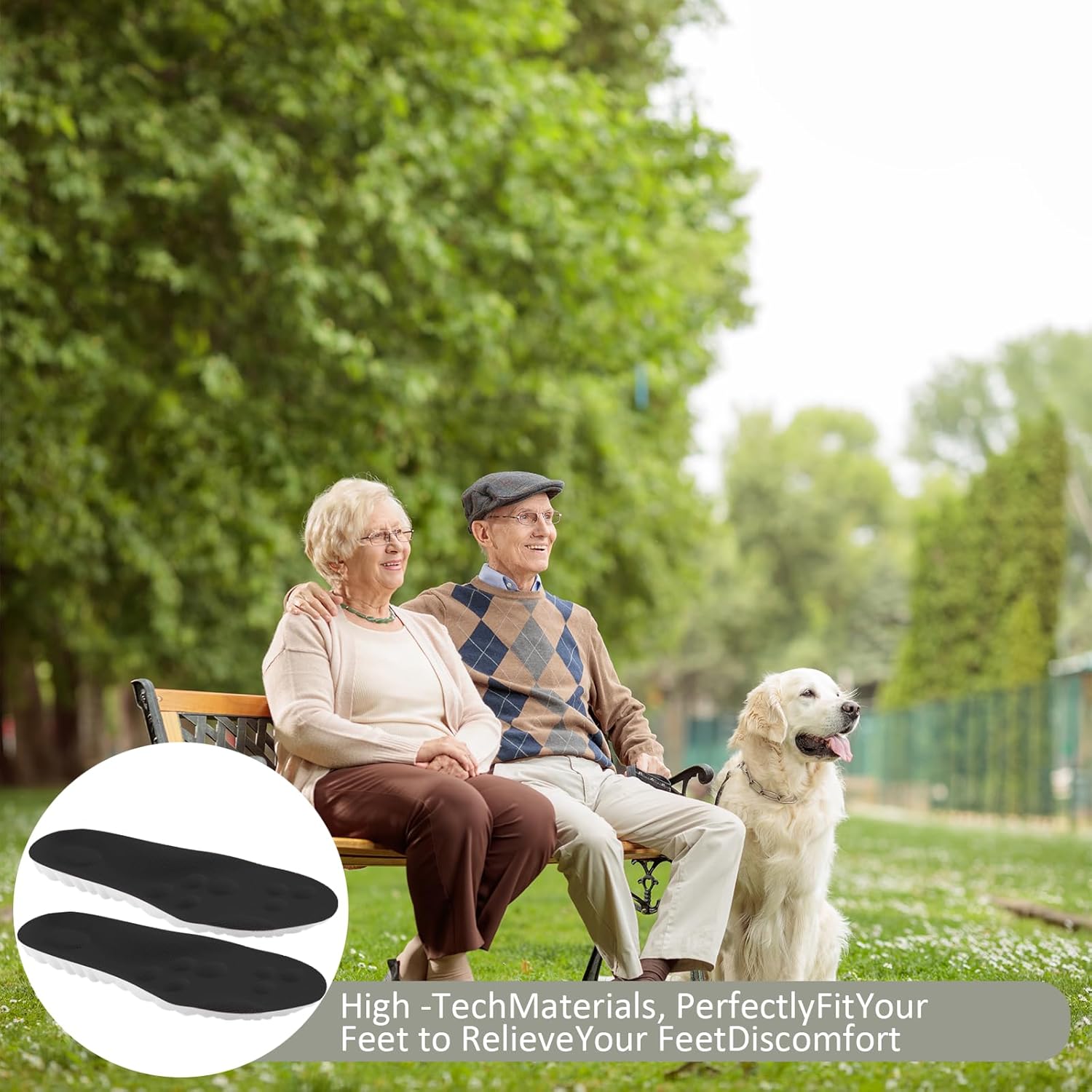 4D Cloud Insoles for Men Memory Foam Cloud Insoles Super Soft Anti-Fatigue, Shock Absorption, Relieve Foot Pain (Black, US 11-13) - Image 6