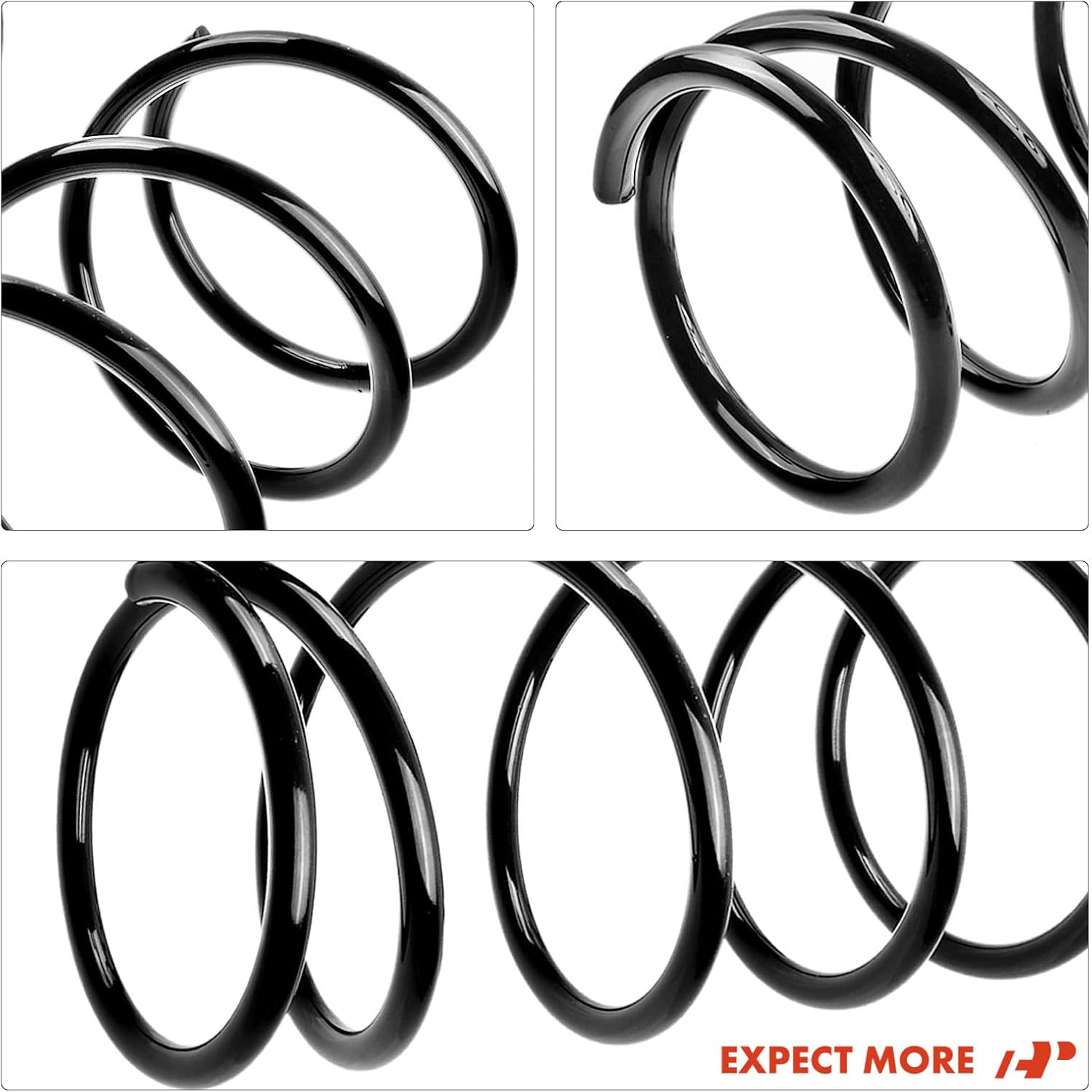A-Premium Front Coil Springs Compatible with Subaru Forester 2003-2004 2.5L, Driver and Passenger Side, 2-Pack