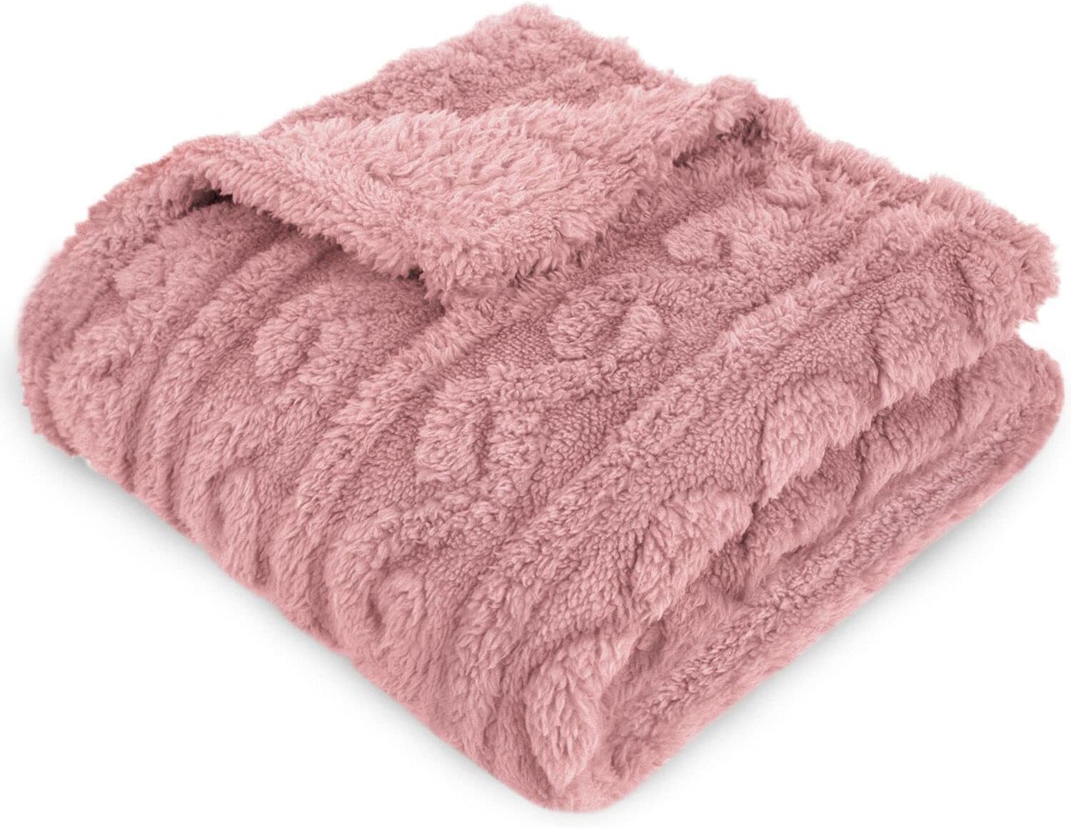 3D Fleece Baby Blanket for Girls Boys Fluffy Fuzzy Flannel