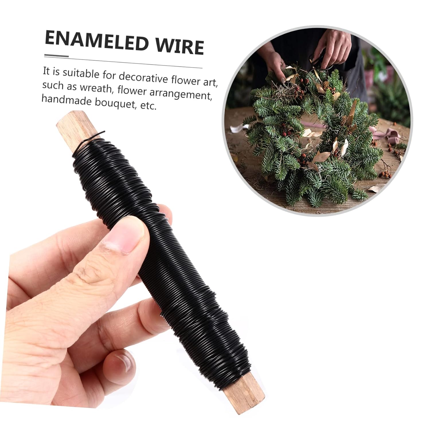 3pcs Flexible Tie Wires for Crafting Gardening and Floral Arrangements Coated Metal Wire for Imitated Flower Stems and Bundling Projects