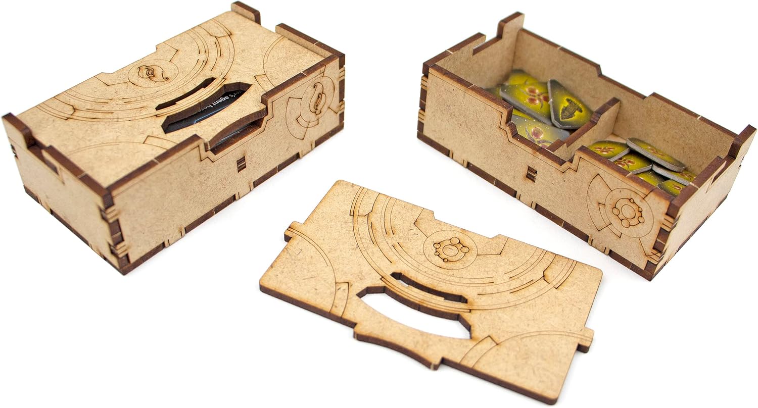 TowerRex Organizer for Twilight Imperium Board Game and Prophesy of Kings Expansion, Storage Insert, Accessories Upgrade