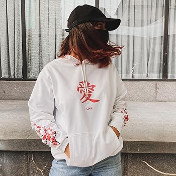 Buy ZAMS Sakura Cherry Blossom Regular Hoodie - Premium Cotton