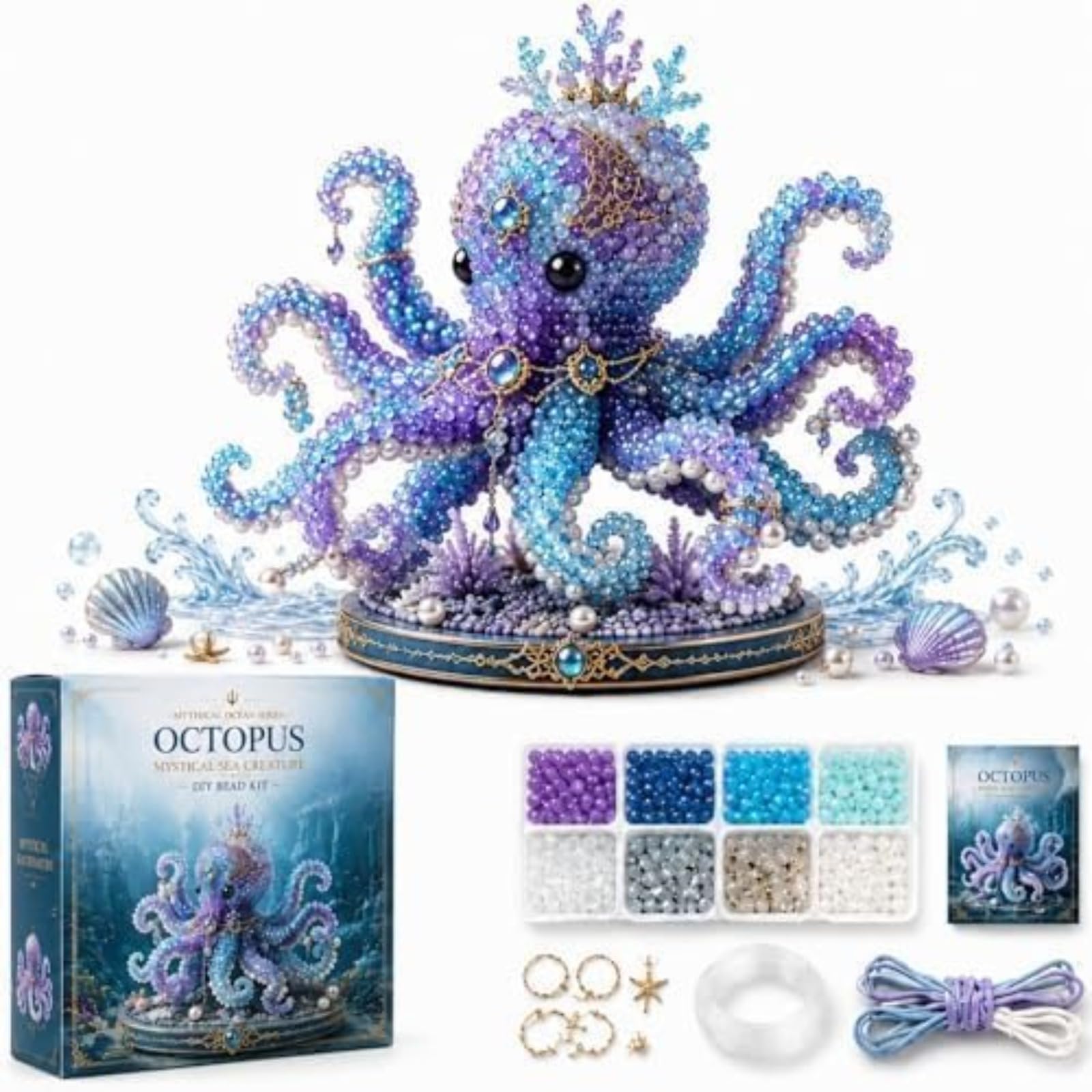Kit de abalorios de dragón mítico para tardes de manualidades en familia