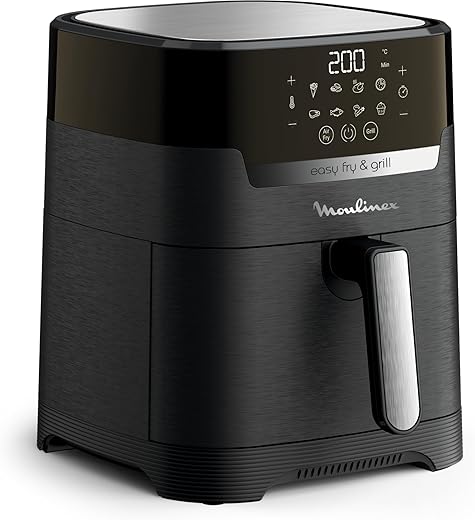 Moulinex Friggitrice ad Aria, 4,2 Litri, Easy Fry & Grill, Friggitrice Digitale...
