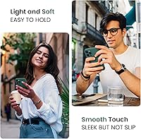 Vista 372 de FireNova Designed for iPhone 13 Pro Max Case, Silicone [Camera Protection] Phone Case with [2 Screen Protectors], Soft Anti-Scratch Microfiber Deep