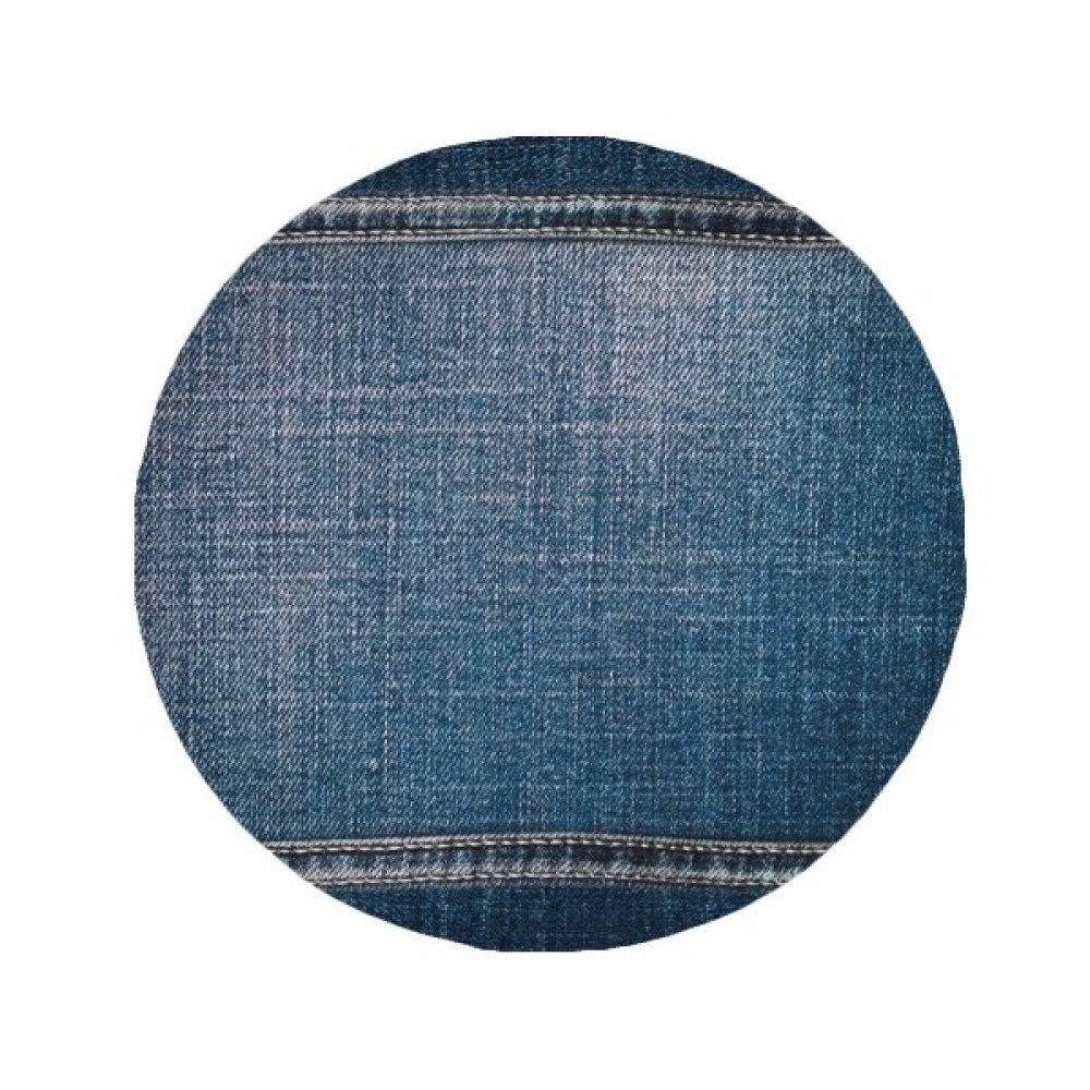 Tapis ronde denim jean pour pet et salon 60cm | DIYthinker