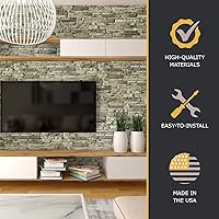 Vista 5 de Sedona - Paneles de piedra sintética, Gris, AMNWSSPNBW